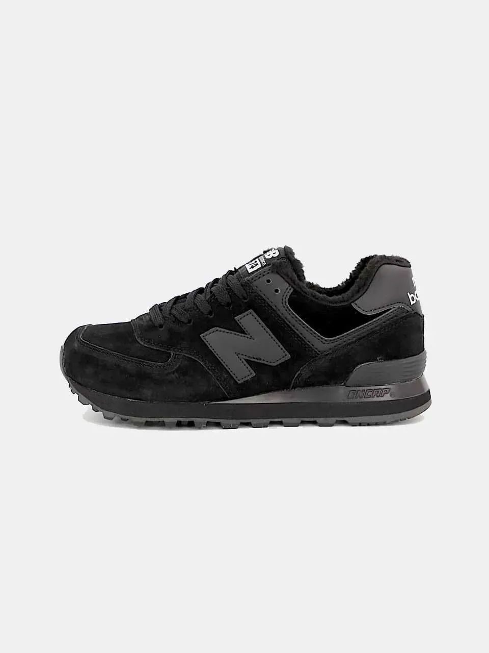 19115790437744 New Balance 574 Black Winter - Зображення 1