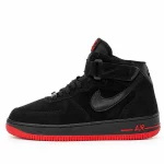 Nike Air Force Black Fur Winter