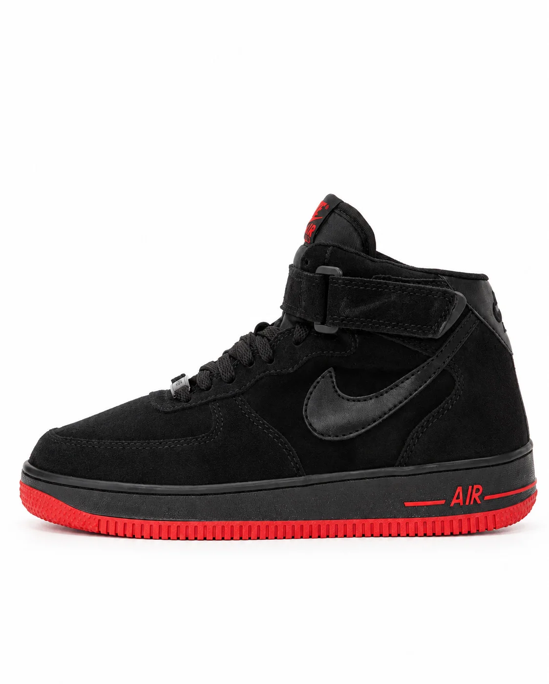 4D903F27-FC5F-42C8-9E5F-37472DC68957 Nike Air Force Black Fur Winter - Зображення 1