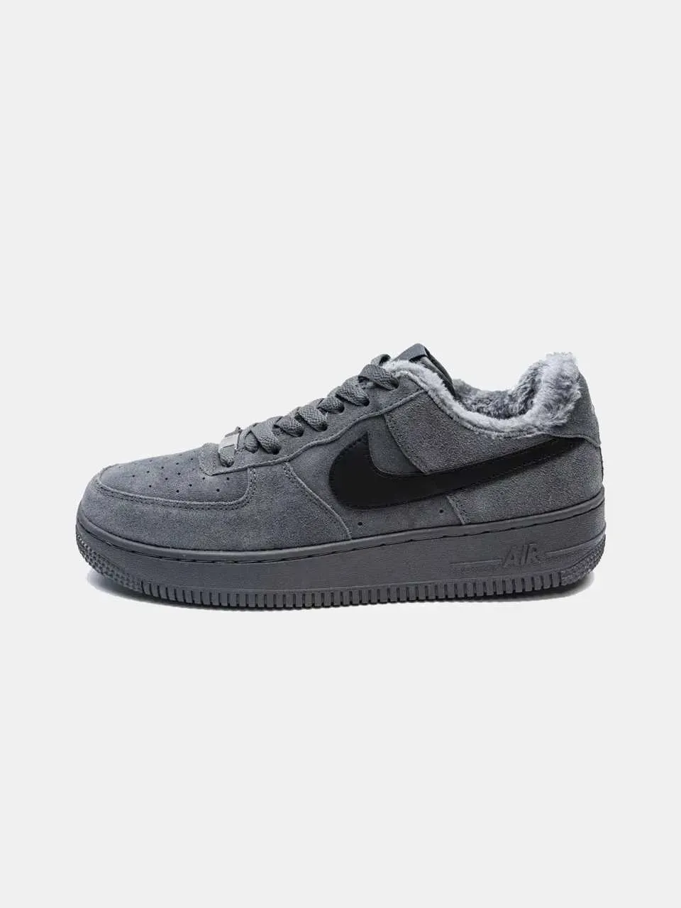 87184933966064 (1) Nike Air Force Grey Winter - Зображення 1