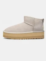 UGG Ultra Mini Platform Grey Beige