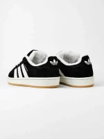 Adidas Campus Black White Winter Fur - Зображення 4