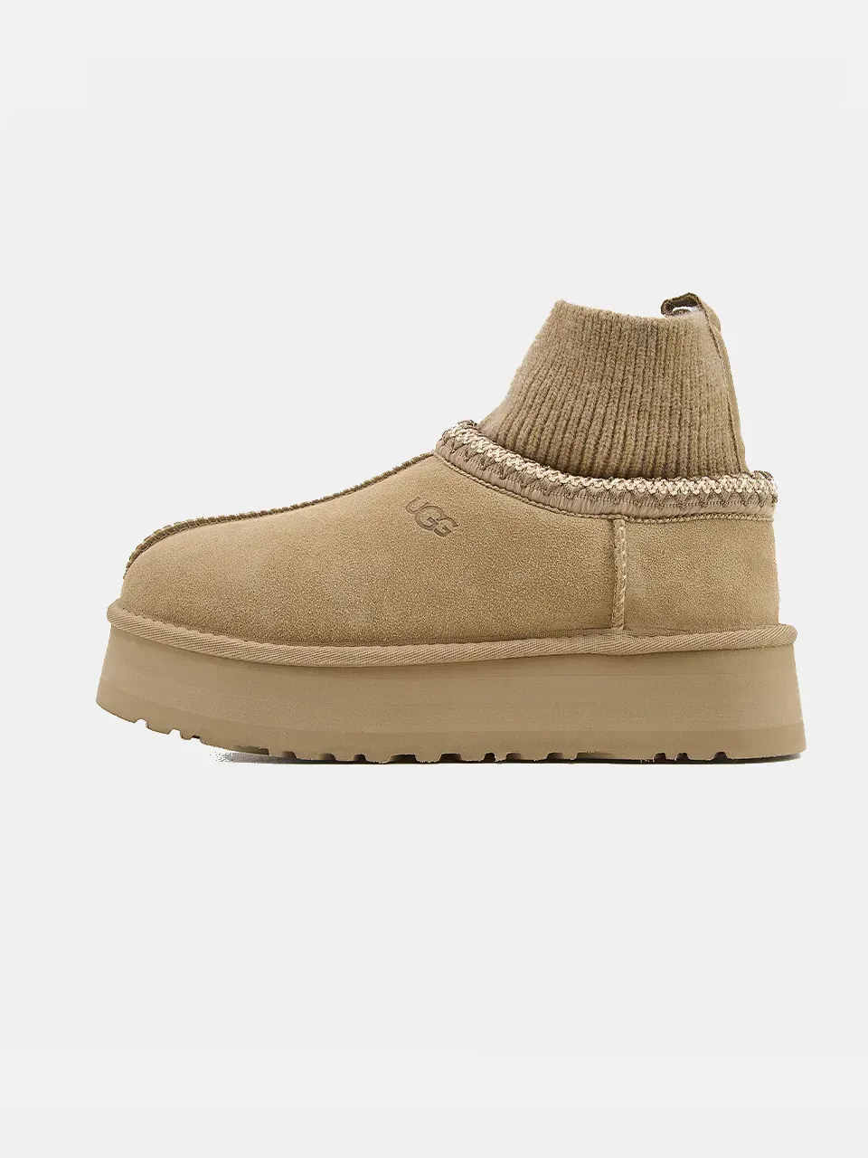 67714329767484 Ugg Tasman Platform Sock Beige - Зображення 1