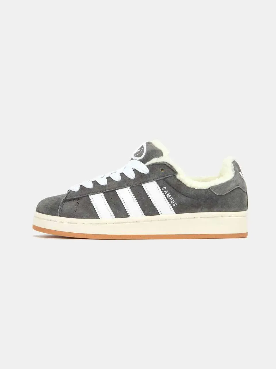 72261035970300 Adidas Campus Grey White Winter Fur - Зображення 1