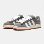 Adidas Campus Grey White Winter Fur - Зображення 2