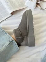 UGG Ultra Mini Platform Light Grey - Зображення 5