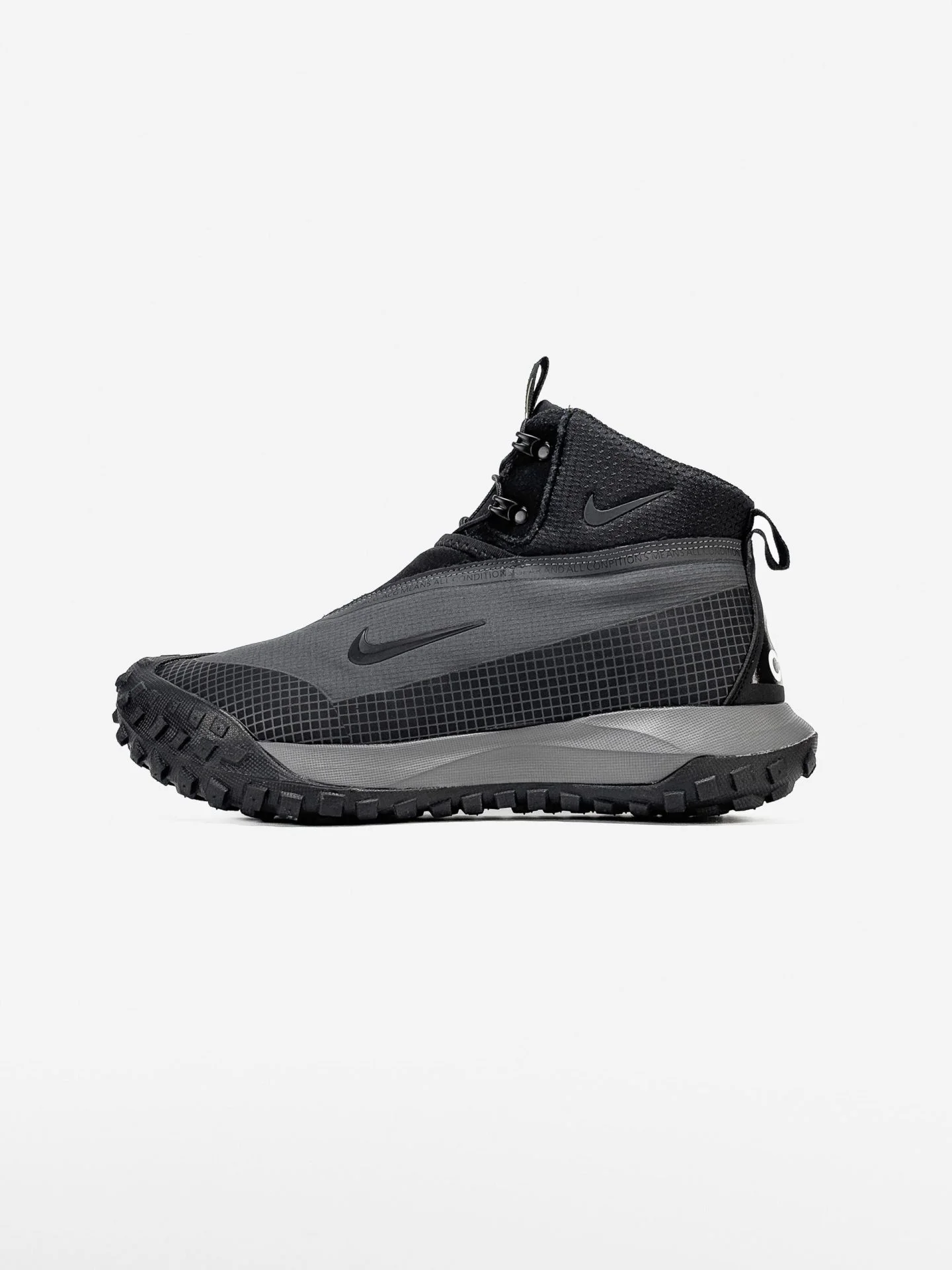 IMG_5702 Nike ACG Mountain Fly Black Dark Grey Winter Fur - Зображення 1