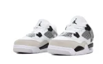 Nike Air Jordan 4 Retro White Black Хутро - Зображення 3