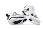 Nike Air Jordan 4 Retro White Black Хутро - Зображення 2