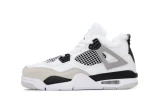 Nike Air Jordan 4 Retro White Black Хутро
