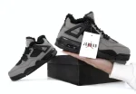 Nike Air Jordan 4 Retro Grey Хутро - Зображення 4