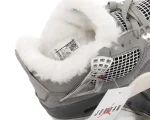 Nike Air Jordan 4 Retro Grey Хутро - Зображення 5