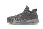 Nike Air Jordan 4 Retro Kaws Grey Хутро