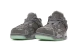 Nike Air Jordan 4 Retro Kaws Grey Хутро - Зображення 6