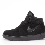 Nike Air Force Black Хутро