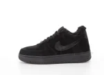 Nike Air Force Black Хутро