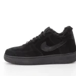 Nike Air Force Black Хутро